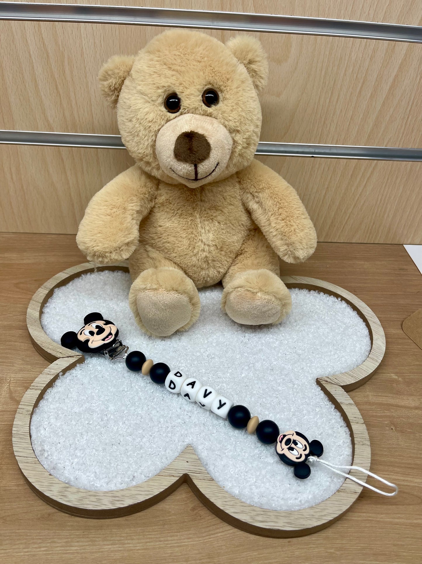 Attache tétine Mickey/Minnie