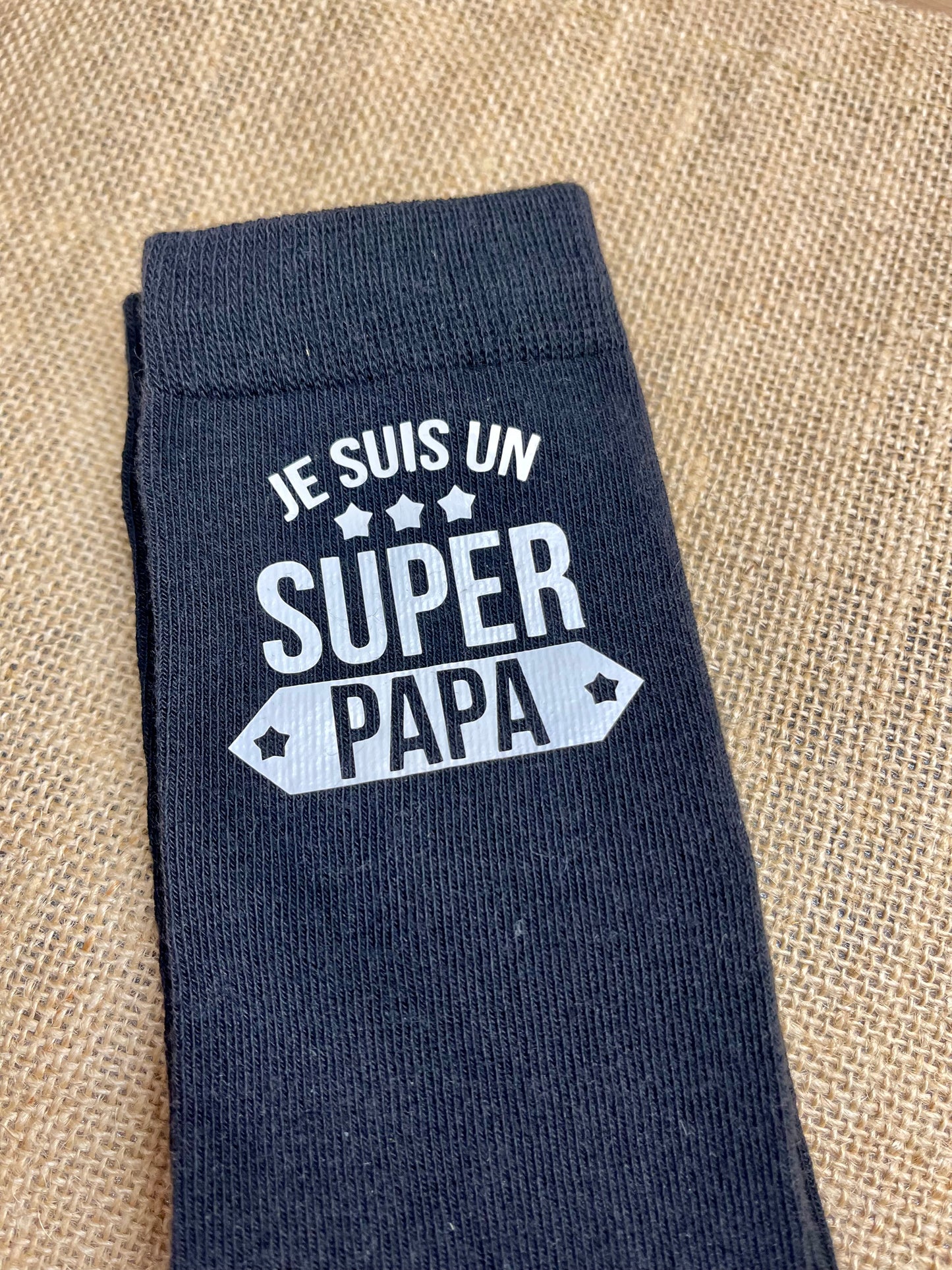 Chaussette « Je suis un Super Papa »