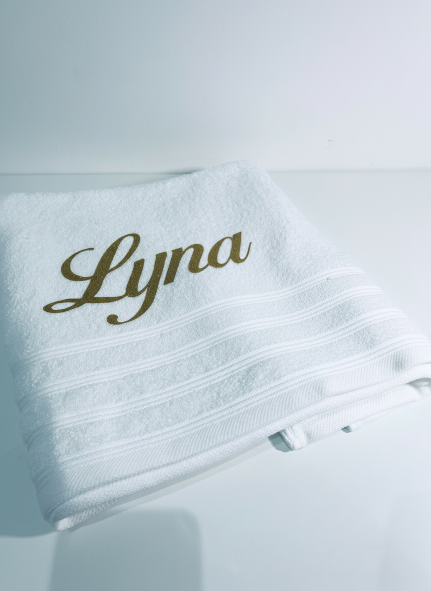 Serviette de bain Prénom
