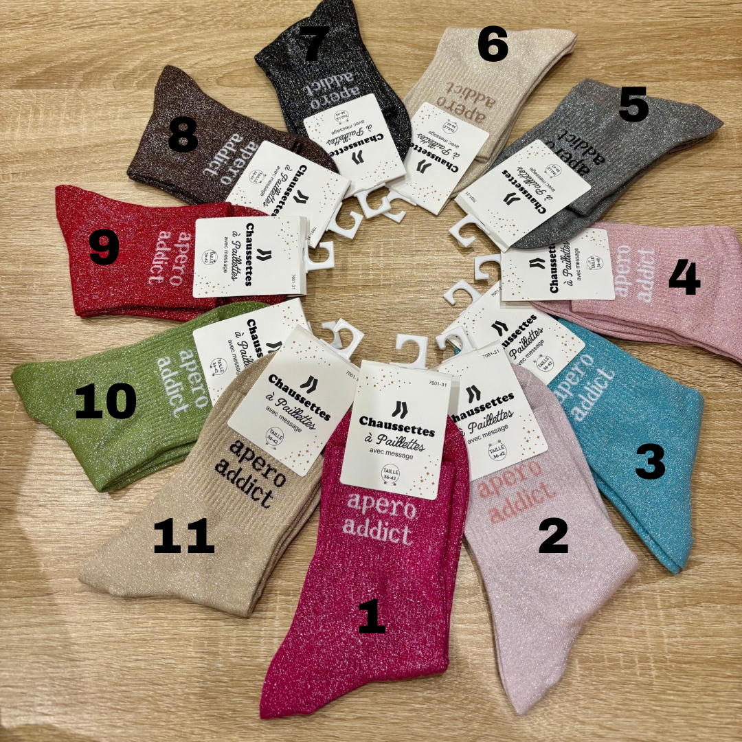 Chaussettes Apéro Addict