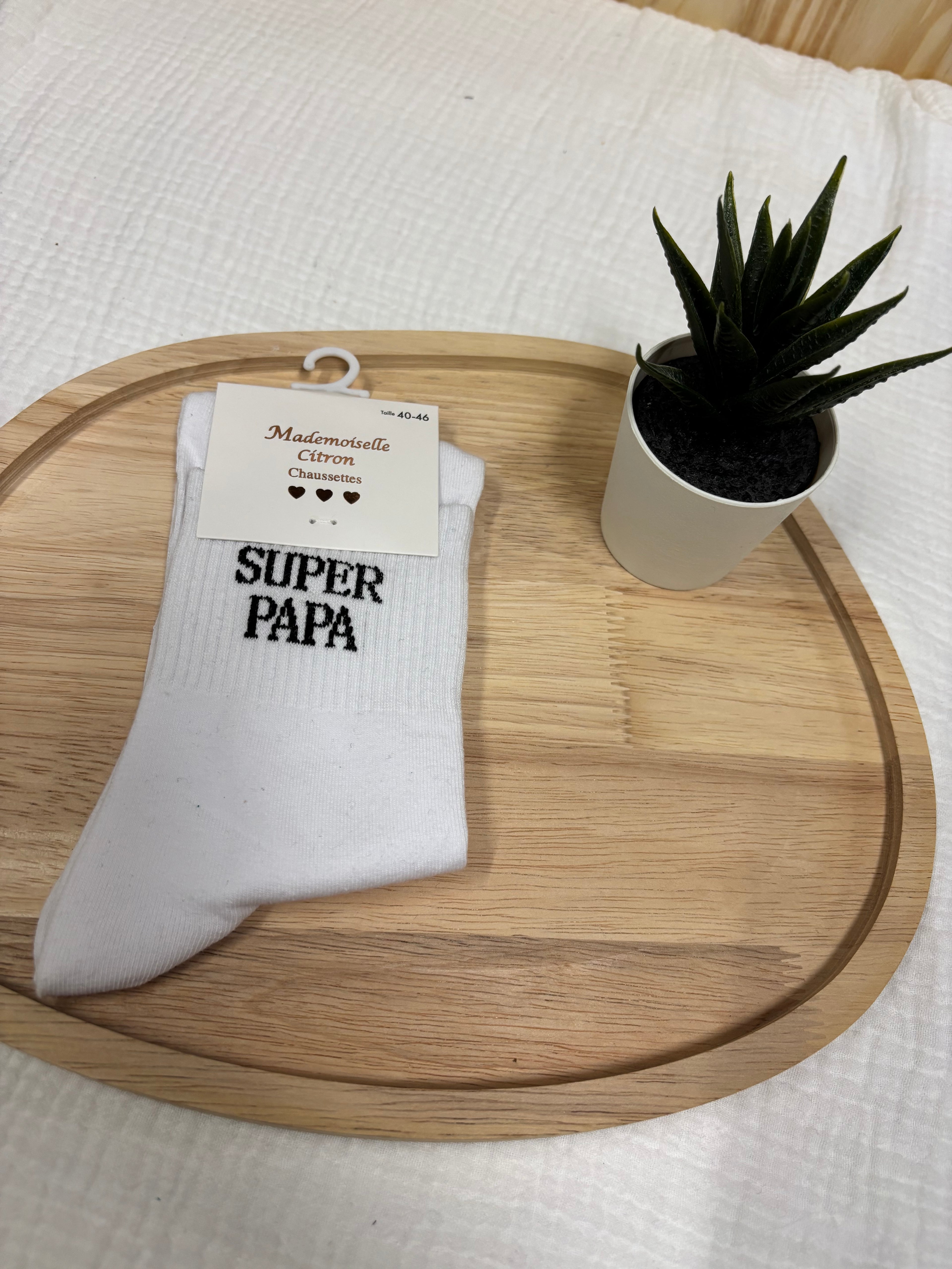 Chaussettes Super Papa