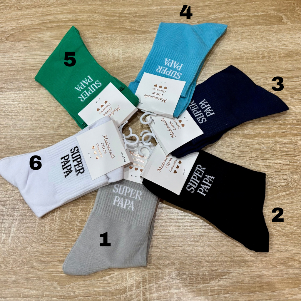 Chaussettes Super Papa